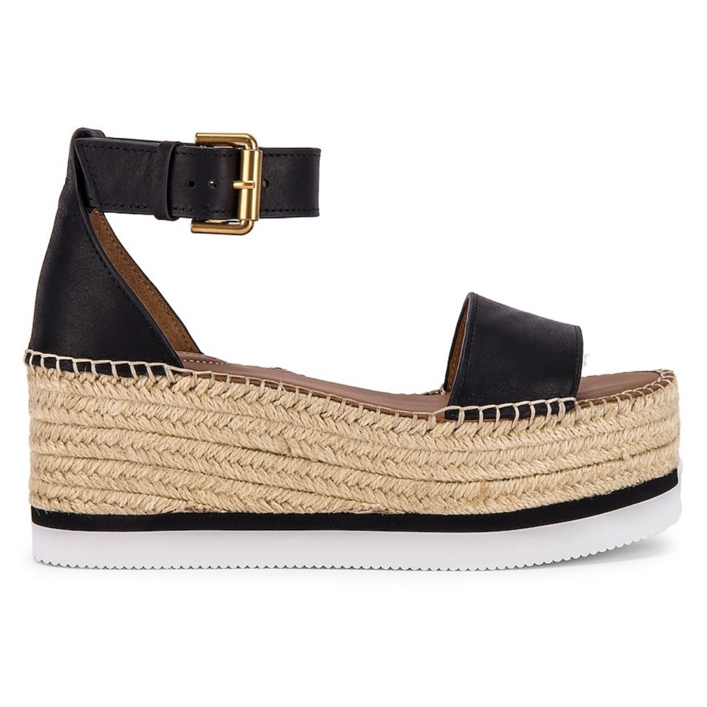 SEE BY CHLOE | Glyn Platform Sandal in Black